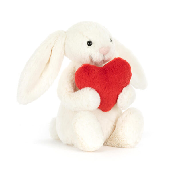 jellycat bashful red love heart bunny medium (original)