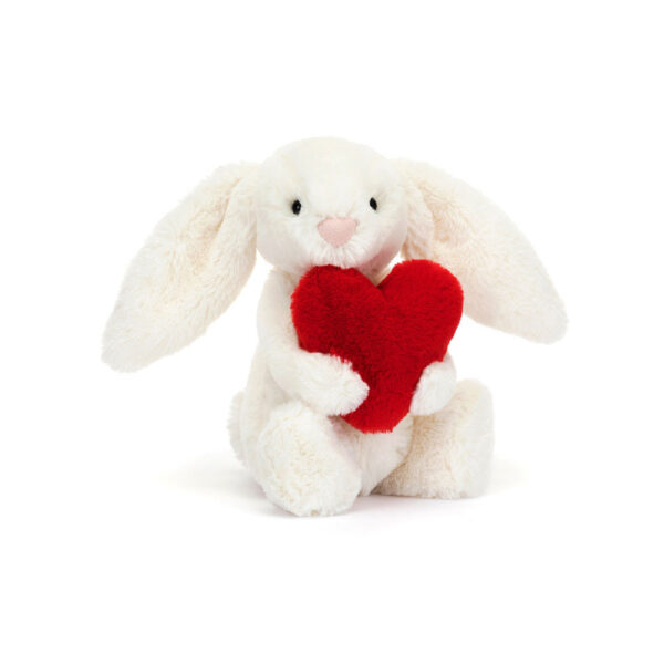 jellycat bashful red love heart bunny small (little)