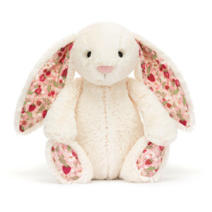 jellycat blossom cream bunny 'berry' medium (original) - Image 4