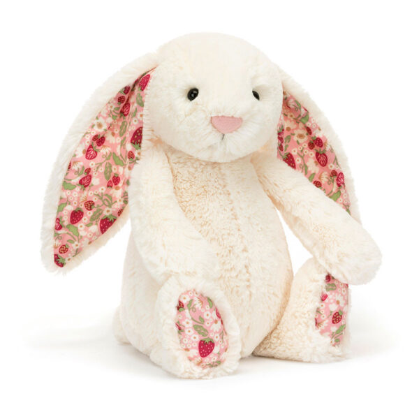 jellycat blossom cream bunny 'berry' medium (original)