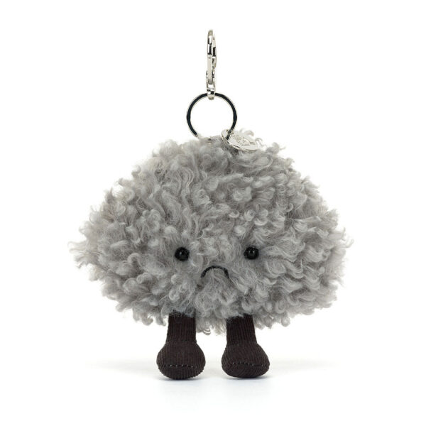 jellycat amuseables storm cloud bag charm